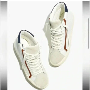 Madewell Sidewalk High-Top Sneakers in Colorblock unisex women’s 8 mens 6.5